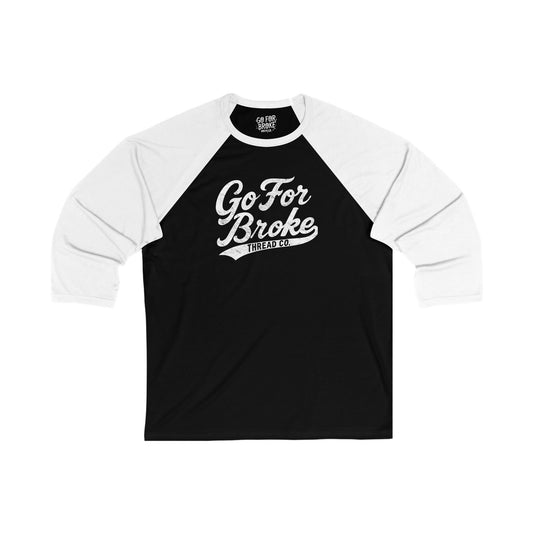 Unisex Go For Broke Baseball Tee