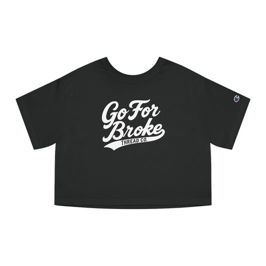 Champion Women's Baseball Logo Cropped T-Shirt