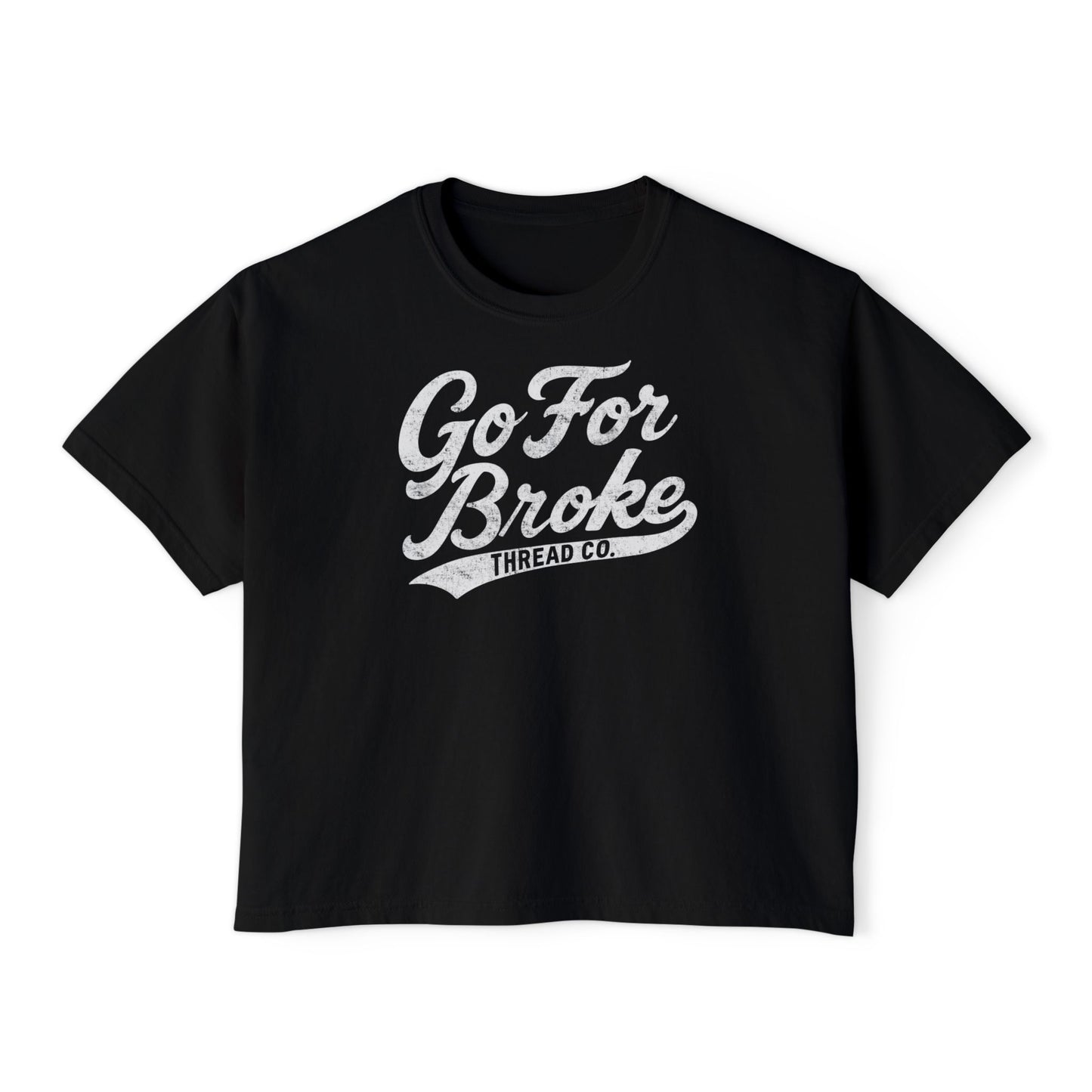 Women's Baseball Logo Boxy Tee