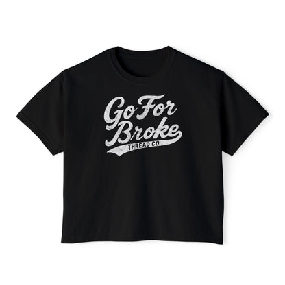 Women's Baseball Logo Boxy Tee