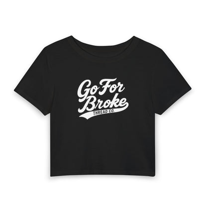 Women's Baseball Logo Baby Tee