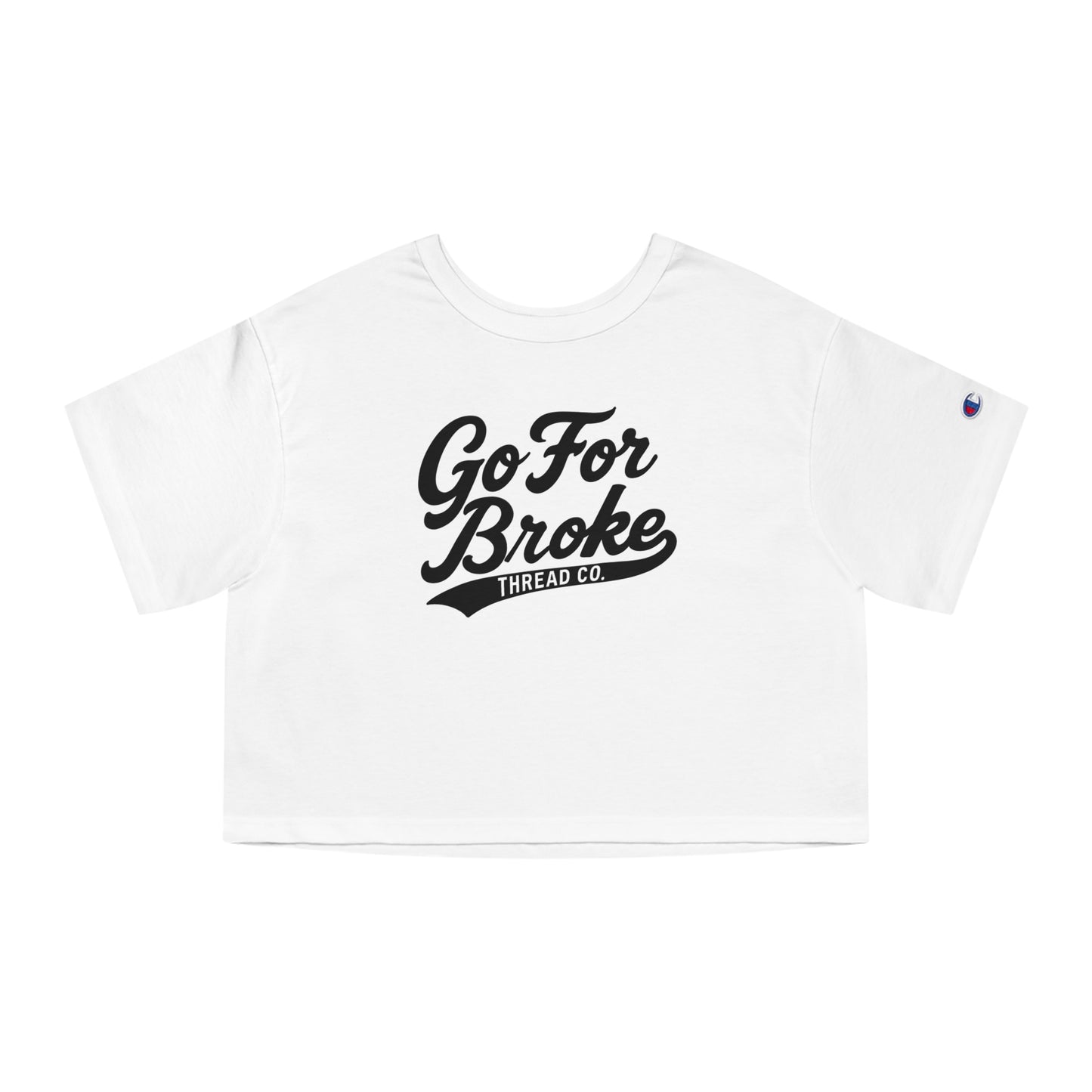 Champion Women's Baseball Logo Cropped T-Shirt