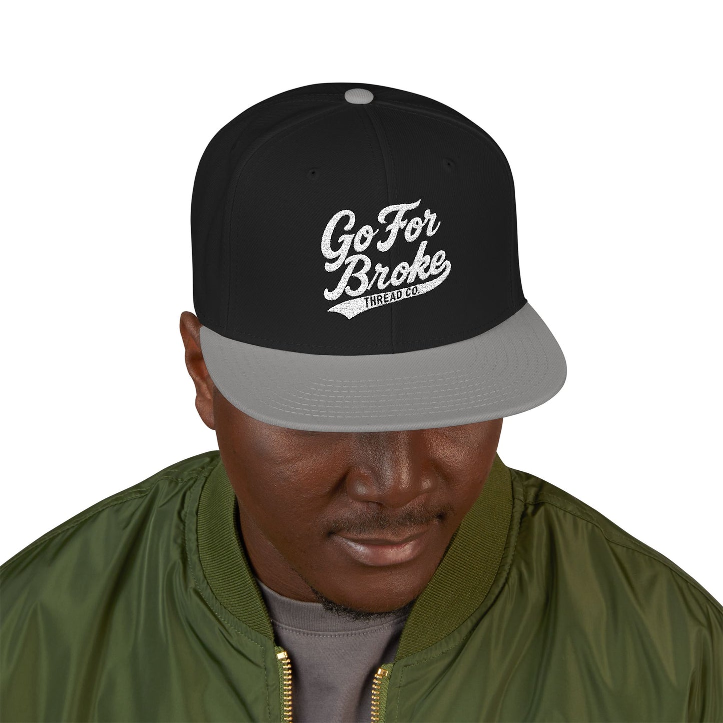 GO FOR BROKE Baseball SnapBack