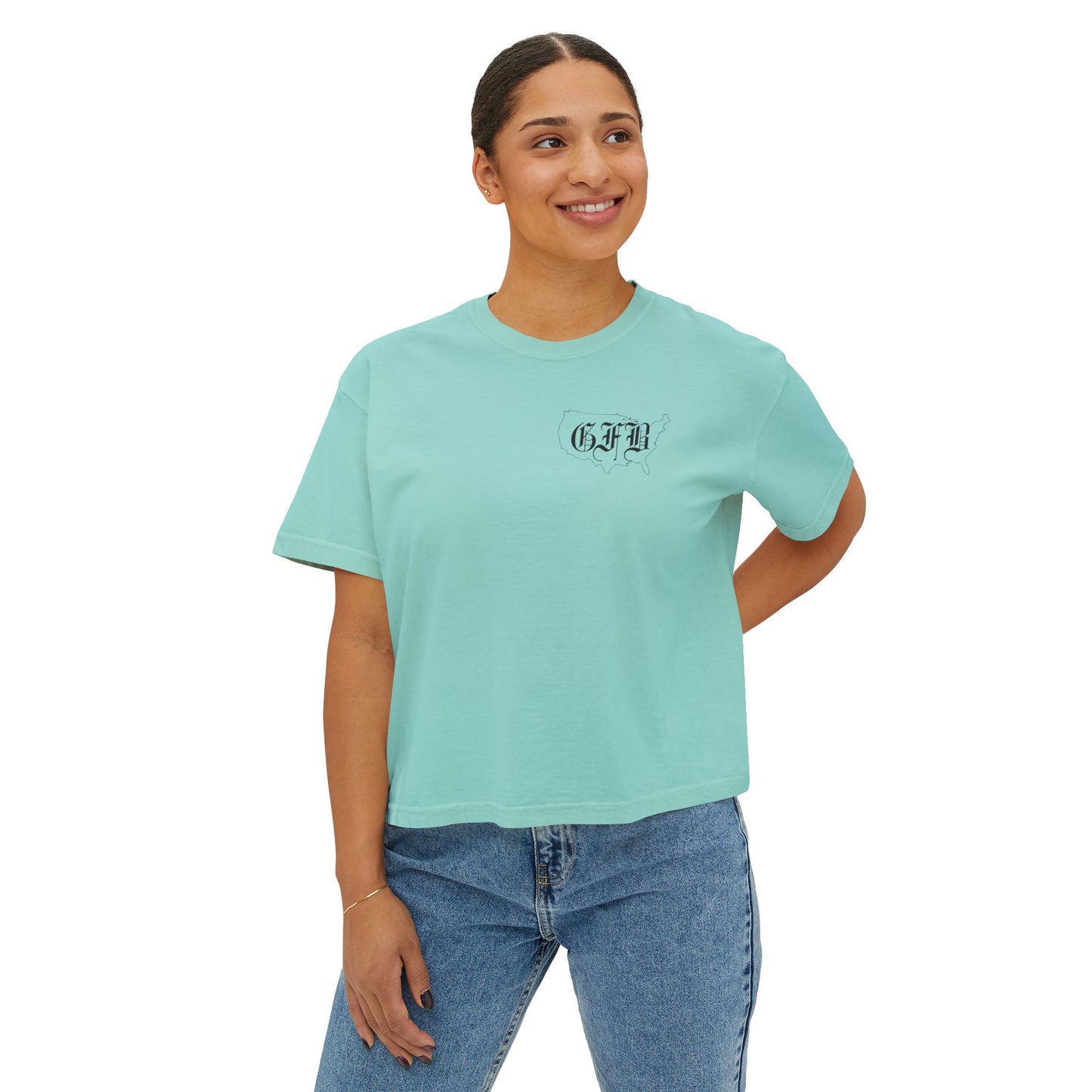 GFB 250th Ladies Boxy Tee
