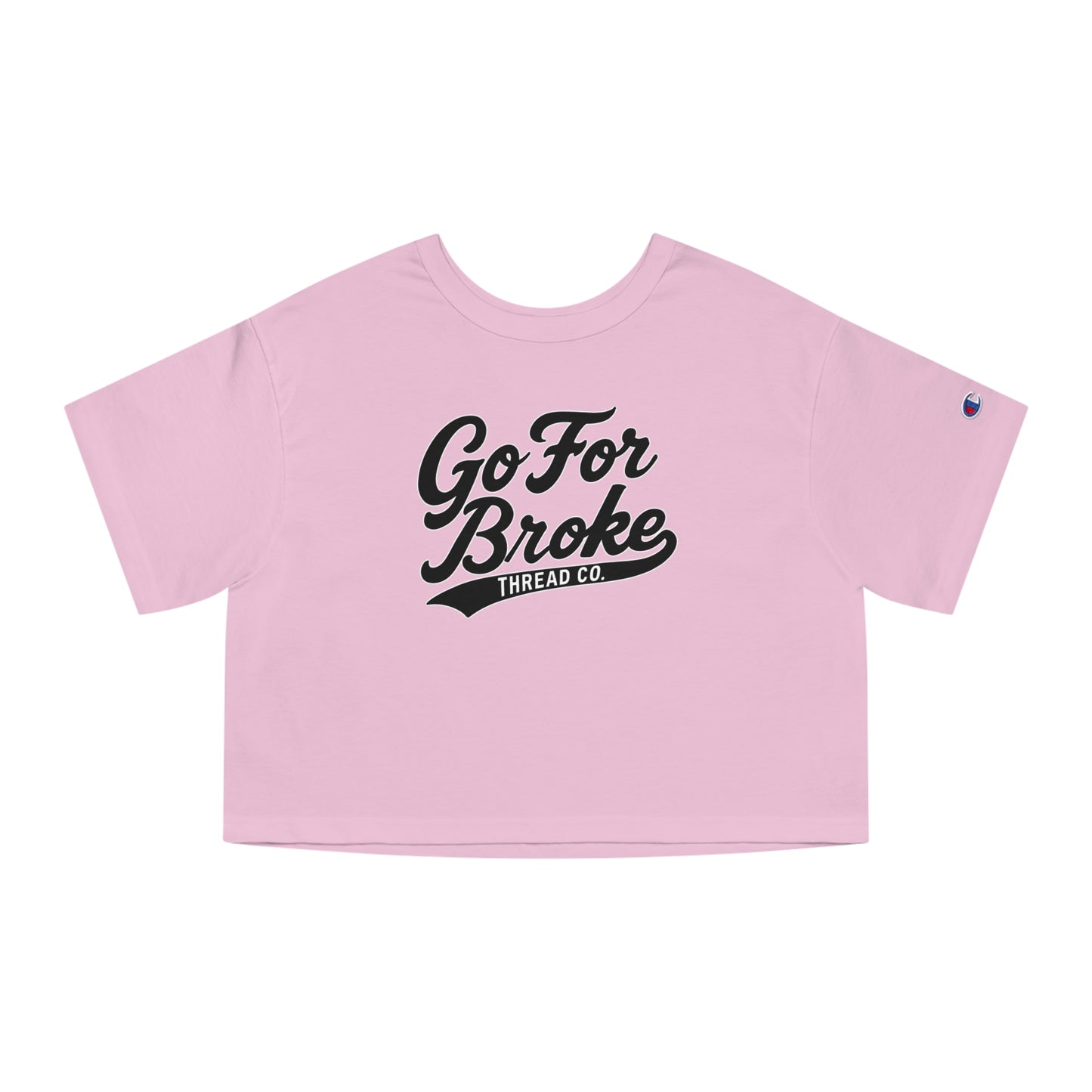 Champion Women's Baseball Logo Cropped T-Shirt