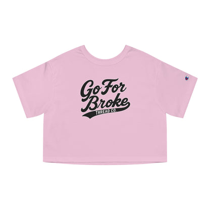 Champion Women's Baseball Logo Cropped T-Shirt
