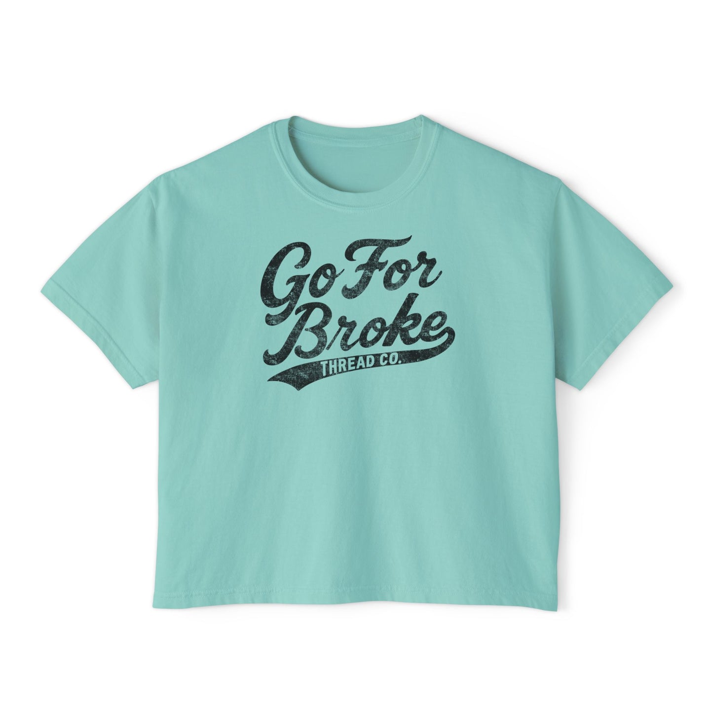 Women's Baseball Logo Boxy Tee