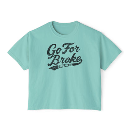 Women's Baseball Logo Boxy Tee