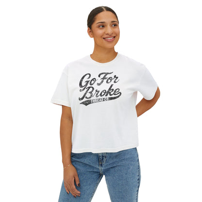 Women's Baseball Logo Boxy Tee