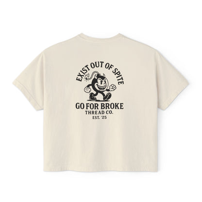 Women's Exist Out of Spite Boxy Tee