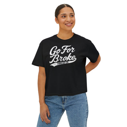 Women's Baseball Logo Boxy Tee