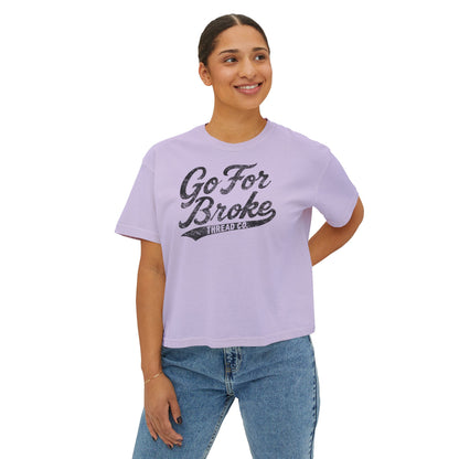 Women's Baseball Logo Boxy Tee