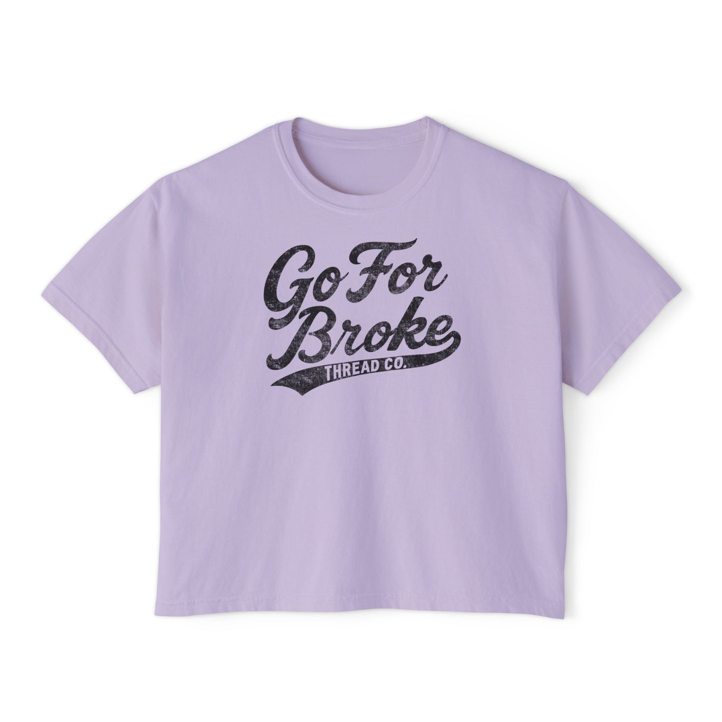 Women's Baseball Logo Boxy Tee