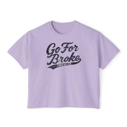 Women's Baseball Logo Boxy Tee