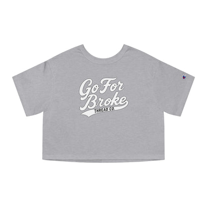 Champion Women's Baseball Logo Cropped T-Shirt