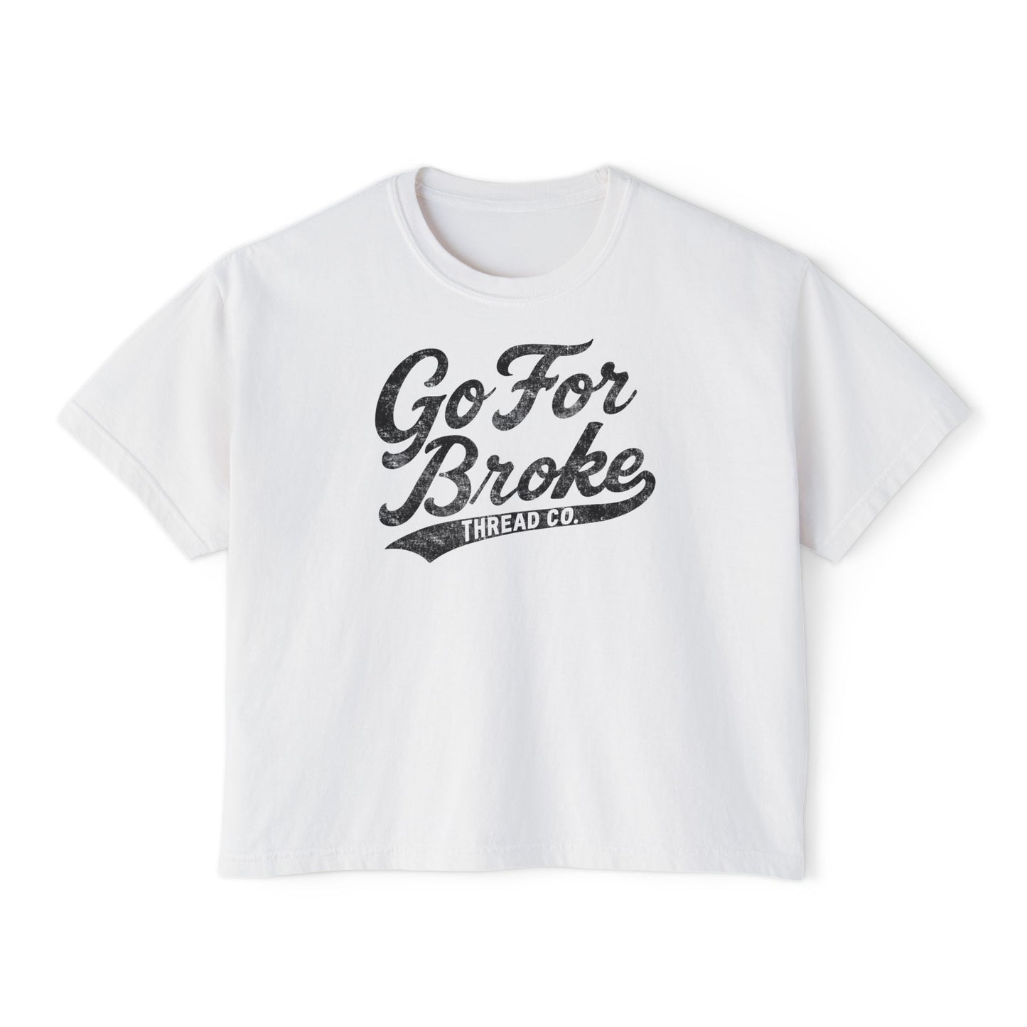 Women's Baseball Logo Boxy Tee