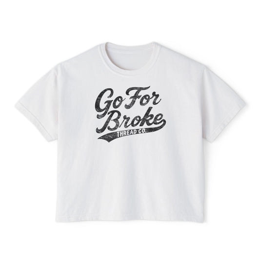 Women's Baseball Logo Boxy Tee