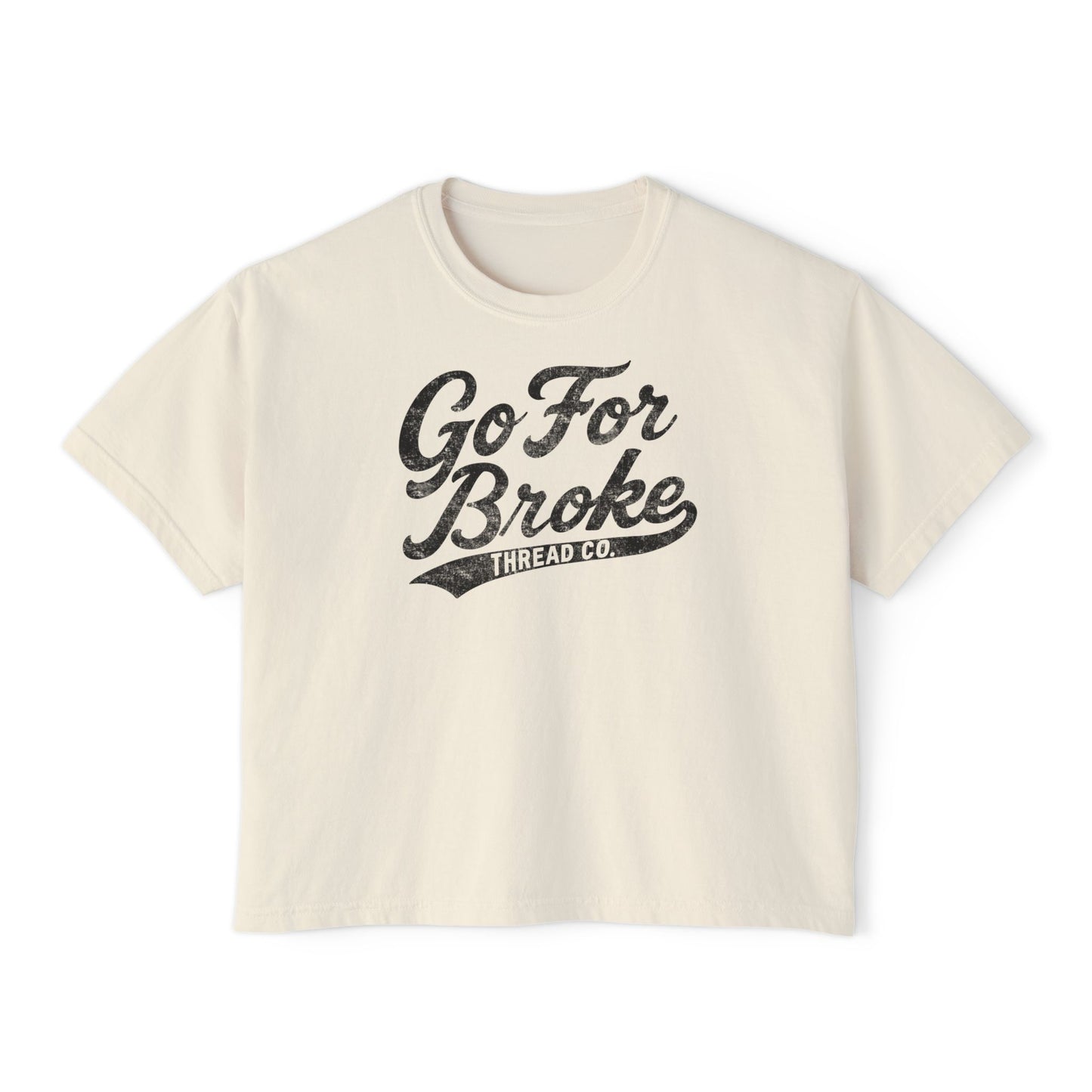 Women's Baseball Logo Boxy Tee