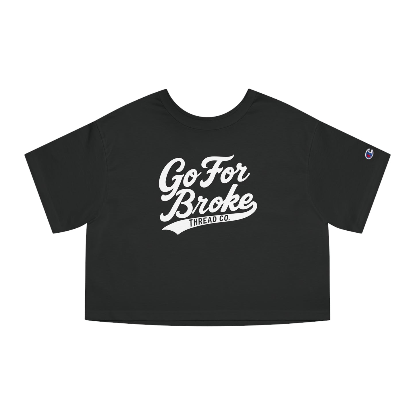 Champion Women's Baseball Logo Cropped T-Shirt