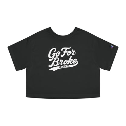 Champion Women's Baseball Logo Cropped T-Shirt