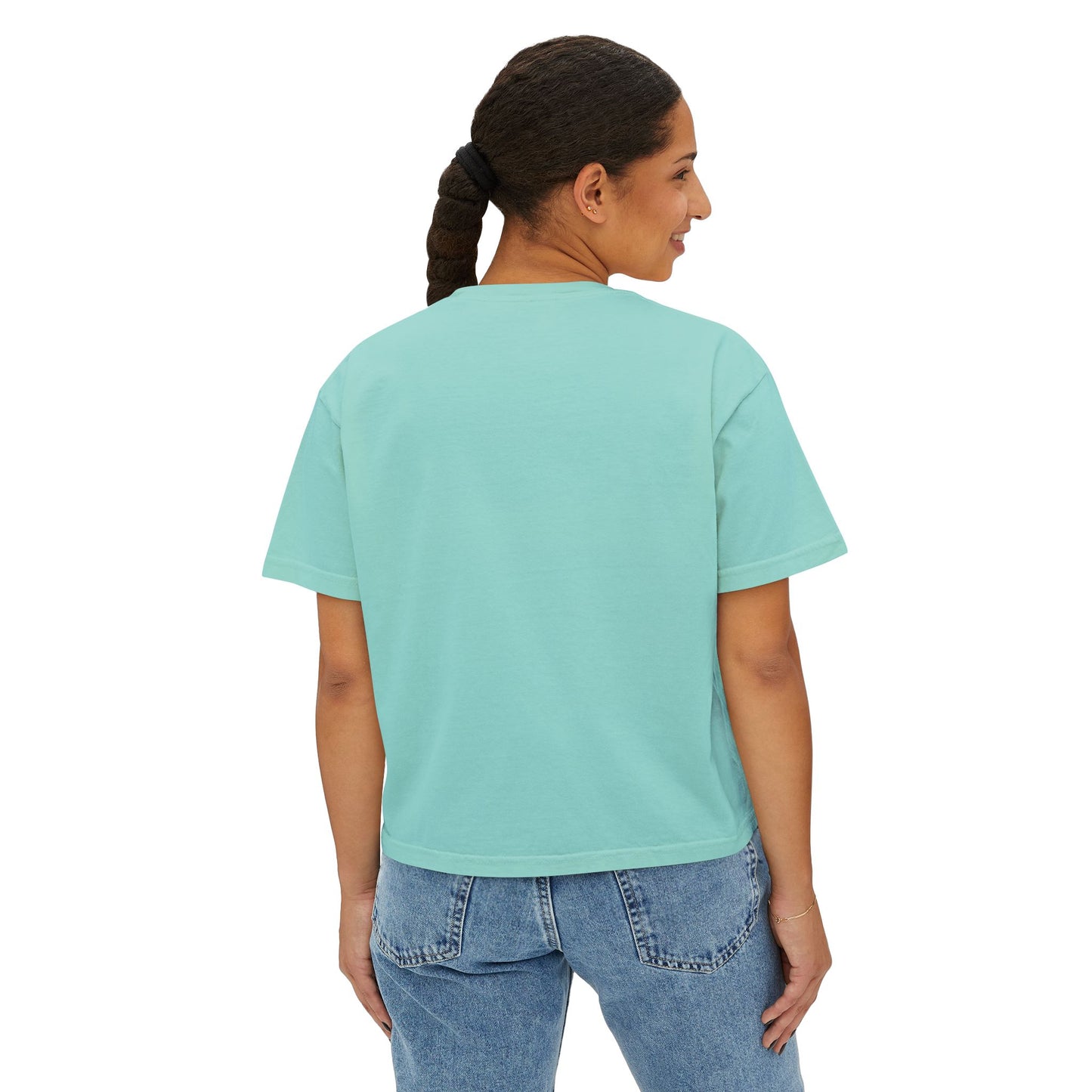 Women's Baseball Logo Boxy Tee