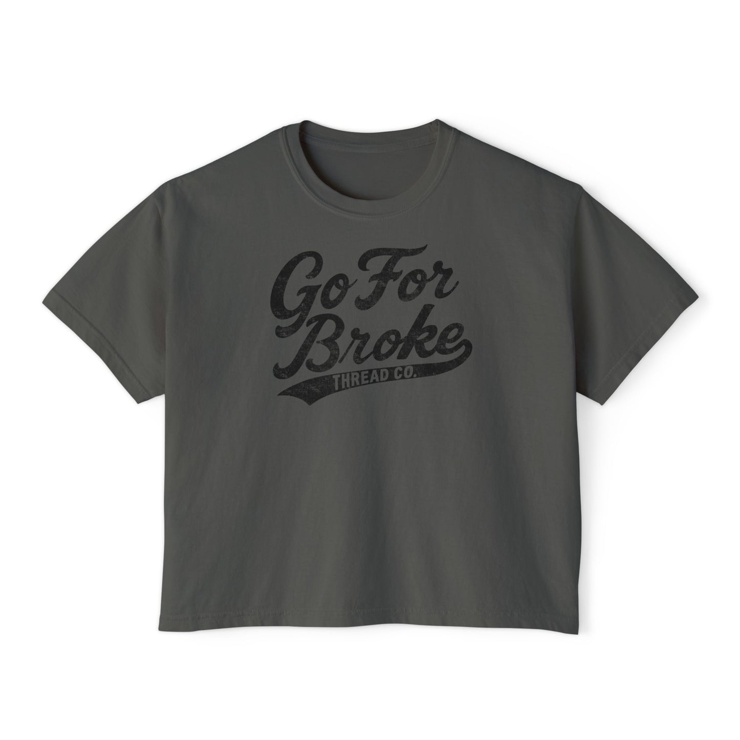 Women's Baseball Logo Boxy Tee