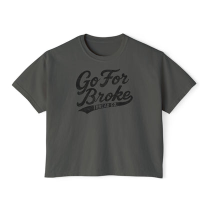 Women's Baseball Logo Boxy Tee