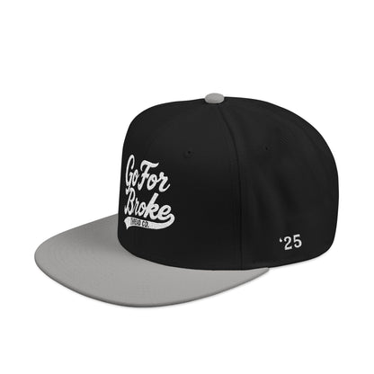 GO FOR BROKE Baseball SnapBack
