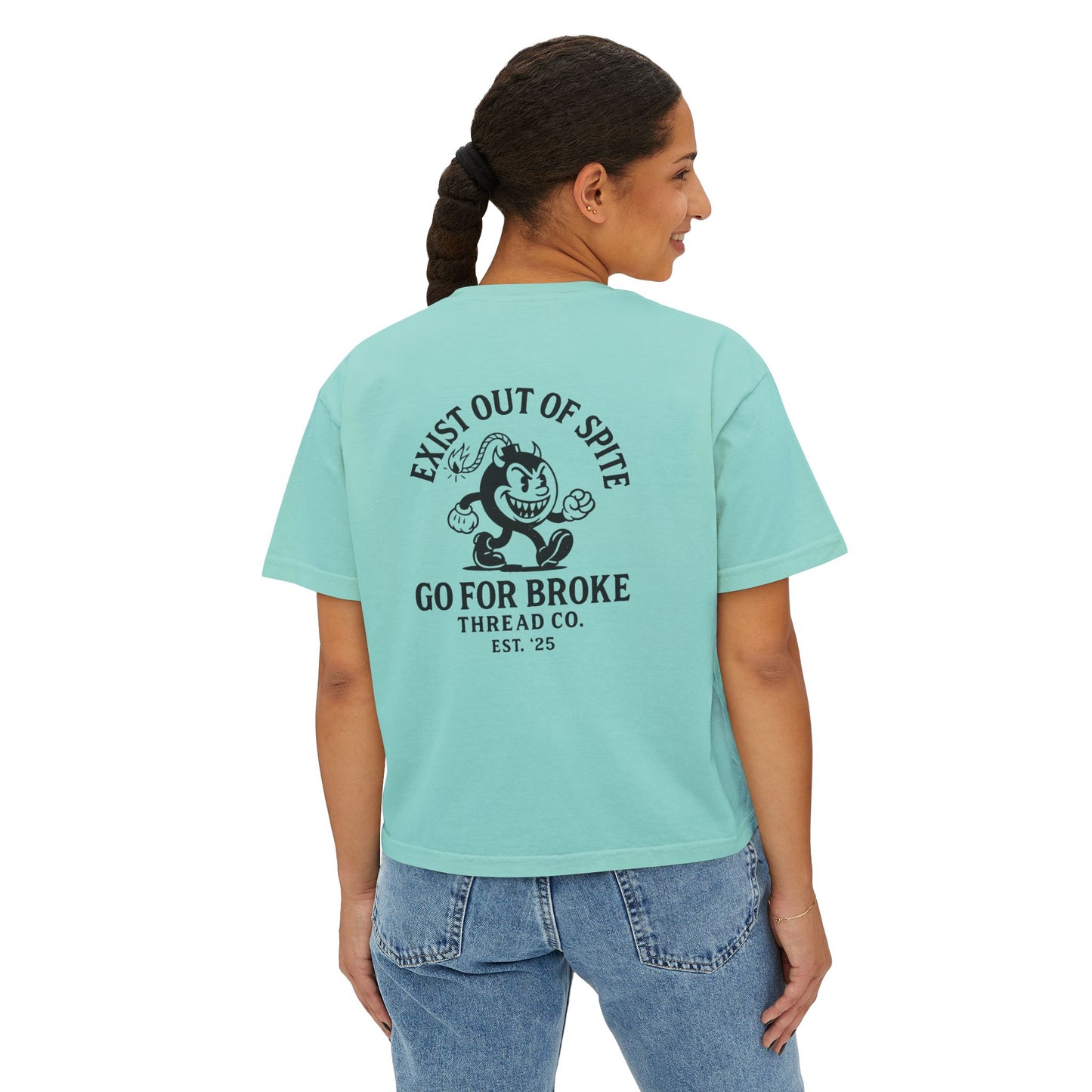 Women's Exist Out of Spite Boxy Tee
